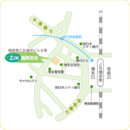 福岡支社マップ