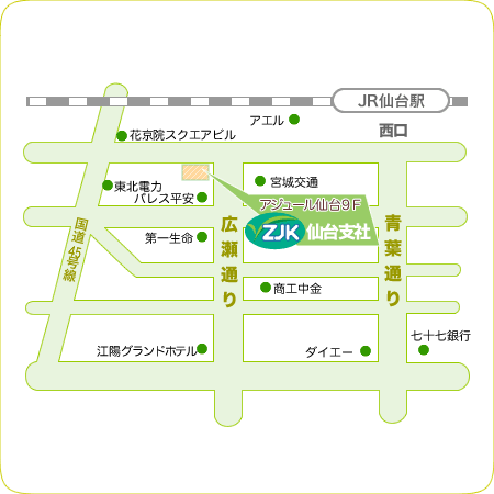 仙台支社マップ